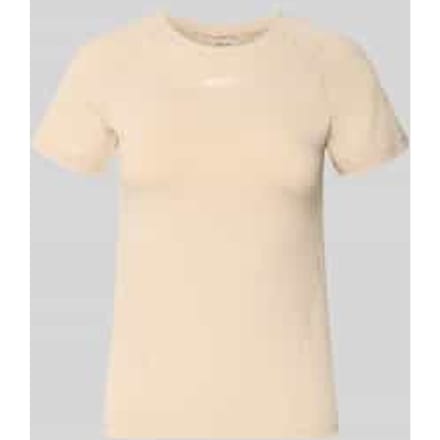 T-shirt met ronde hals en logo