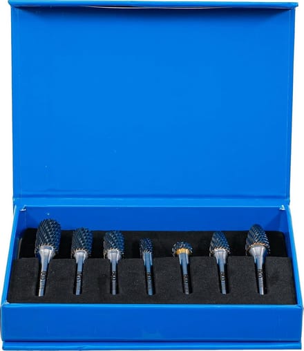 HSS Stiftfrees Set 7-Delig voor Hout, Kunststof en Aluminium