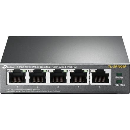 TP-LINK TL-SF1005P TL-SF1005P Netwerk switch 5 poorten 1 GBit/s PoE-functie