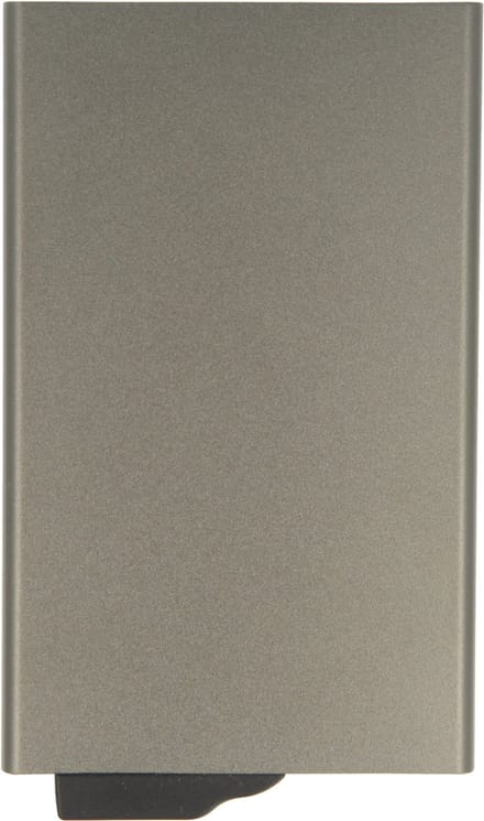 Valenta Pasjeshouder - Uitschuifbare Titanium Grijs Kaarthouder met RFID Bescherming & Handig Easy Out Systeem - Aluminium - Ruimte voor 7 Pasjes
