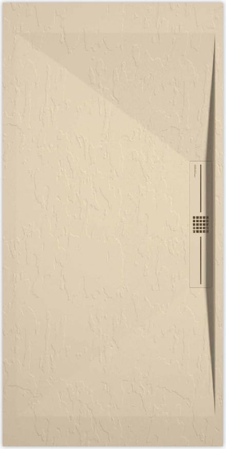 Sanifun douchebak Stone Side Cream Slate 1100 x 700 P