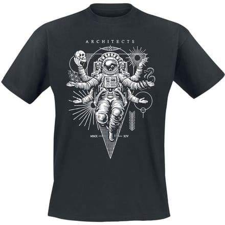 Architects T-shirt - Space God - S tot XXL - voor Mannen - zwart