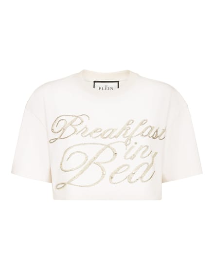 Cropped T-Shirt Breakfast In Bed Crystal