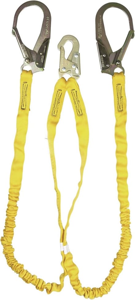 Dubbele Been Interne Schoklanyard 6 Voet met Rebar Haak