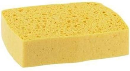 Azella 93 traditionele natte spons 144x101x36 mm geel nr. 6 pak 10 stuks