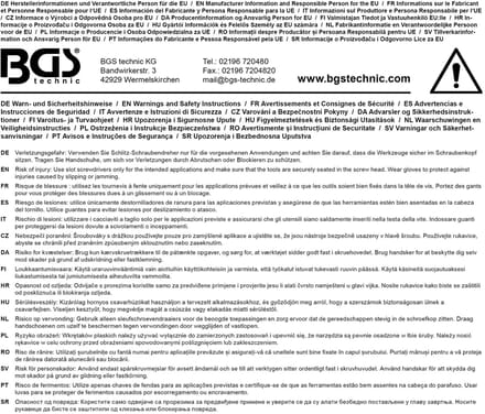 BGS schroevendraaier sleuf 8 mm klinglengte 150 mm - 4905