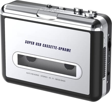 Core® Discman - Diskman – Draagbare Cassette Speler - Zilver - ‎11cm x 8cm x 3cm