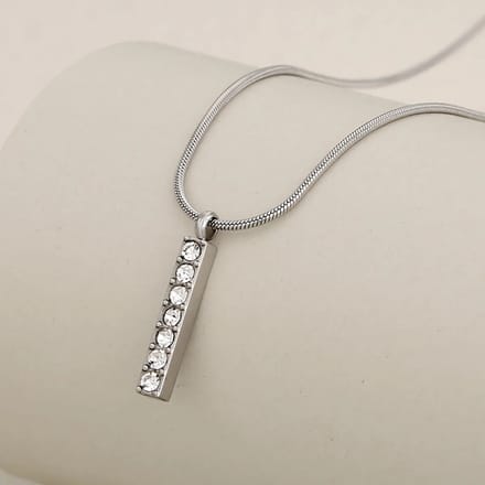 JewelGalerie - Ketting-Diamantjes-Zilver