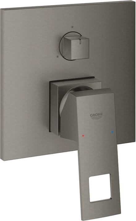 Grohe Eurocube Douchekraan Inbouw - 2 knoppen - mengkraan - brushed hard graphite