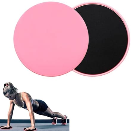 Dubbelzijdige Sliding Discs voor Fitness - Multifunctionele Core Sliders - 2 Stuks - Roze