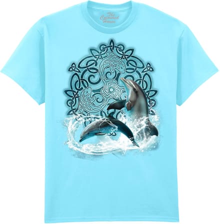 Dolfijn Celtic Dolphin The Coloured House T-shirt M