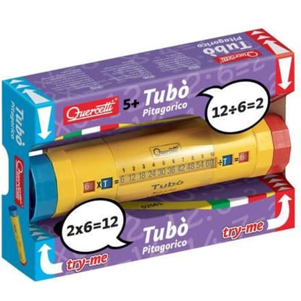 Quercetti Tubo maal en deeltafels Bordspellen