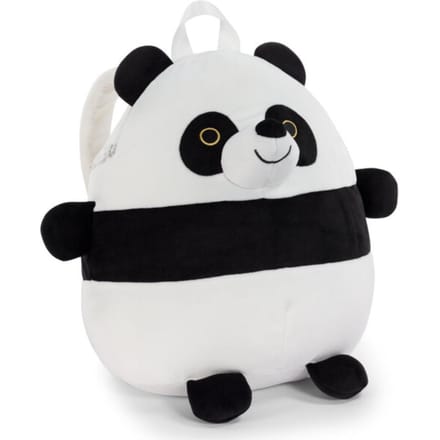 Noxxiez Panda - Knuffelrugzak - Voor kinderen - Zwart en wit