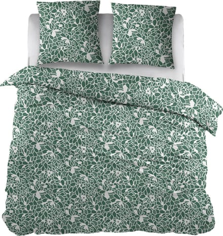 Snoozing Epignards Dekbedovertrek - Extra breed - 260x200/220 cm - Groen