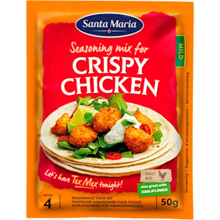 Crispy chicken kruidenmix zak 50 gram