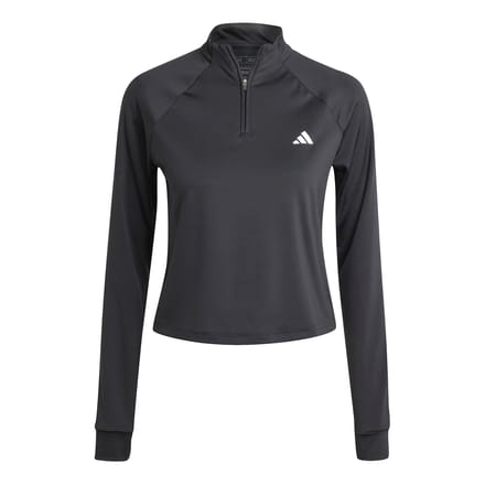 Trainingsshirt 1/4 rits voor dames adidas Essentials Minimal Branding