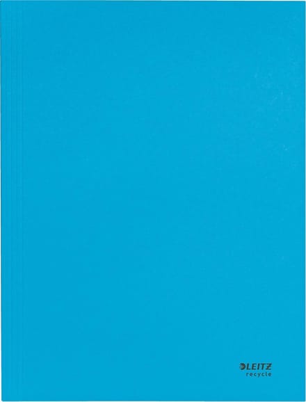 Leitz Recycle klepmap, uit karton, ft A4, blauw 10 stuks