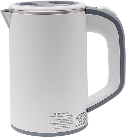 Kleine waterkoker - Mini theepot - Reizen kamperen - Temperatuurregeling - 0.8 Liter - Wit