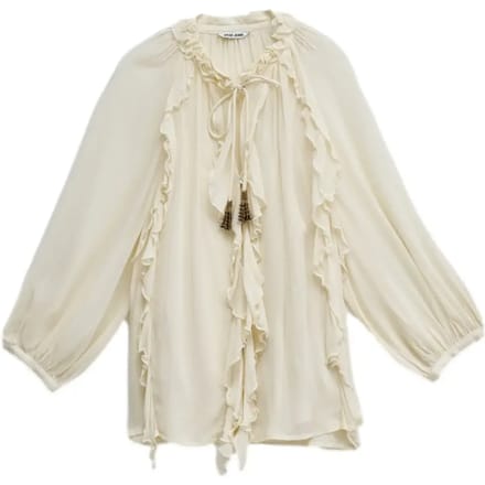 Vrouwenblouse Salsa Jeans Ruffled