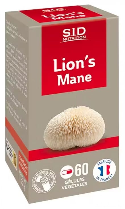 S.I.D Nutrition Lion's Mane 60 Plantaardige Capsules