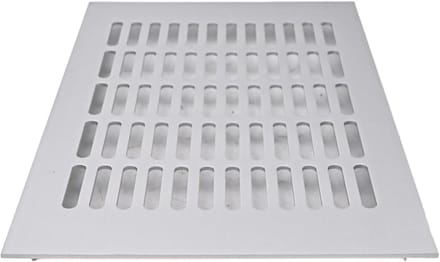 Ventilatie Rooster - Luchtgat Deksel - Kast Ventileren - Lamellen Ontwerp - 200x300mm - Wit