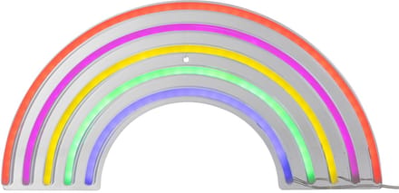 Atmosphera Rainbow Wandlamp Neon - 38x2x19cm - Multi