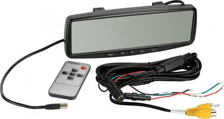 LCD spiegel 4.3" met 2x RCA input.