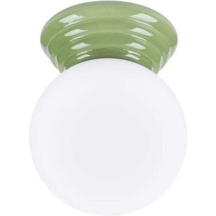 Sollux Lighting Wandlamp Zori - G9 - olijfgroen - geglazuurd keramiek/glas - 12x16x12cm