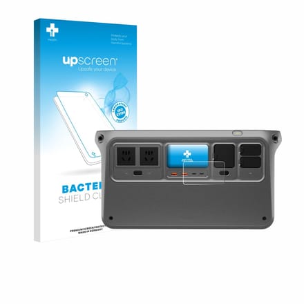 upscreen - Screenprotector voor DJI Power 1000 V2 - Folie Beschermfolie transparant antibacterieel
