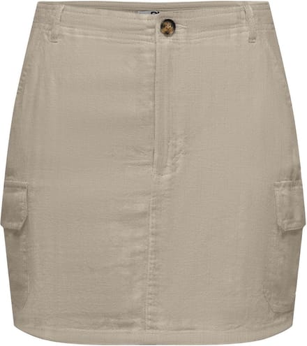 ONLY - ONLMALFY-CARO LINEN SHORT SKIRT PNT - Dames - Rokken