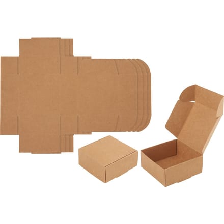 VBS Vouwdoos "Vierkant", 6 stuks