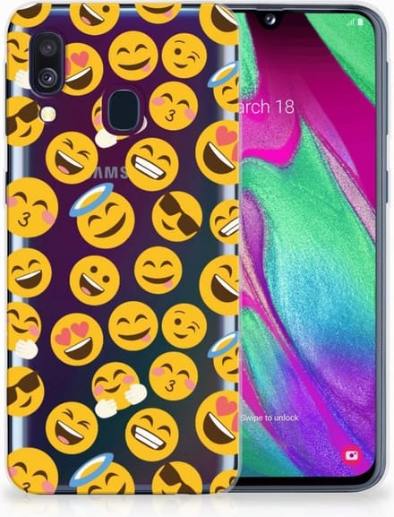 Samsung Galaxy A40 TPU bumper Emoji