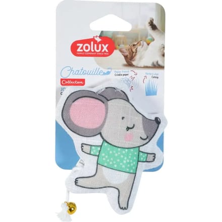 Muis met bel voor katten speelgoed Zolux