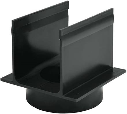 Garden Drain verbindingsstuk met onderuitlaat ø80mm