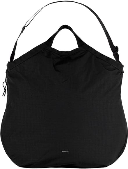 Sandqvist Grid Expandable Tote - Handtasche erw. (black)