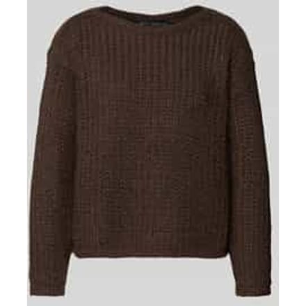 Gebreide pullover met ronde hals
