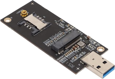 USB 3.0 Adapterkaart voor M.2 Interface Module, 3G 4G WWAN LTE, Geschikt voor Linux en Plug & Play