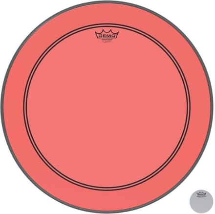Remo Powerstroke 3 Colortone 22" Rot - Bass drumvel