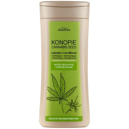 Joanna - Hemp Moisturizing And Strengthening Conditioner For Delicate And Sensitive Hair 200Ml