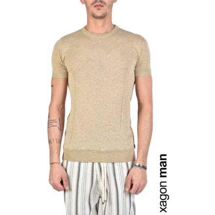 Xagon Man T-Shirt Mannen beige