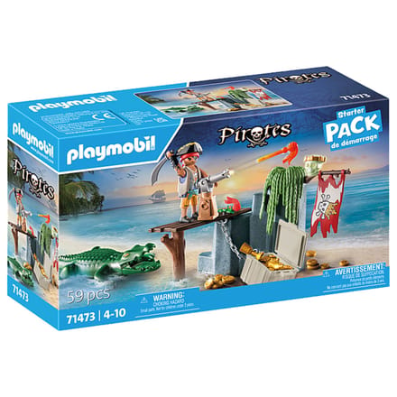 PLAYMOBIL Starter Pack Piraat met alligator - 71473