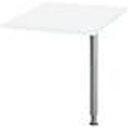 Schäfer Shop Genius Verbindingsplaat, B 800 x D 800 mm, wit
