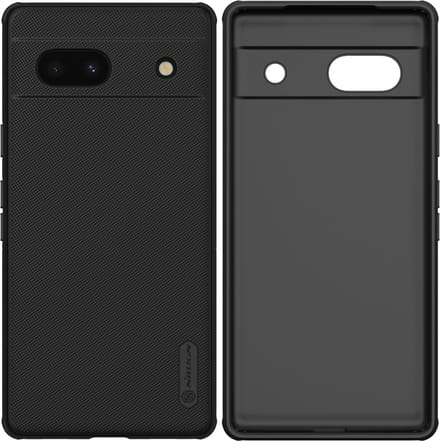 Nillkin Super Frosted Shield Google Pixel 7a Hoesje Back Cover Zwart