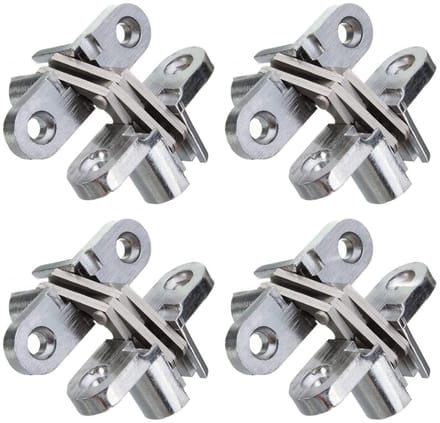Dailygoody - Verborgen Kast Scharnieren - 2 Paar - 45mm Rvs