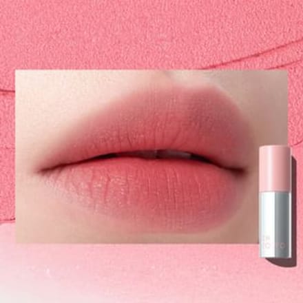 INTO YOU - Airy Touch Moist Floating Airy Lip Mud - 12 Colors (2.0 ver.) #C101 Peach Pop - 2.1g