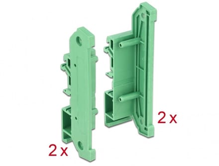 DeLOCK DIN Rail Side Panel for Board Holder - 4 Pieces