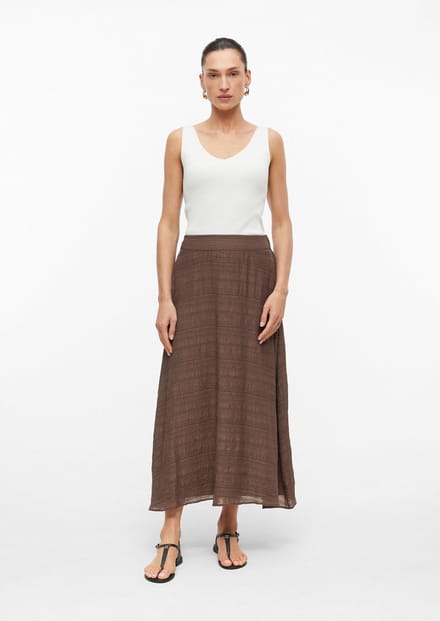 s.Oliver - female - Lange rok in crinkle look