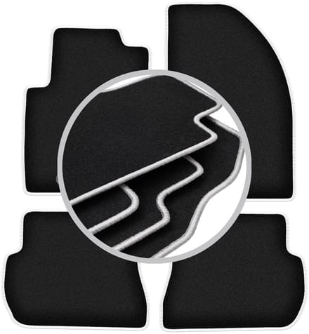 CARLUX-SILVER automatten voor: Ford Fusion hatchback (2005-2012)