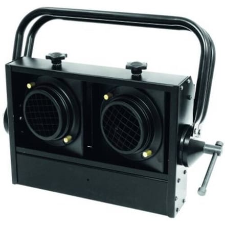 Eurolite Audience Blinder 2 x PAR-36 schwarz Halogeen blinder