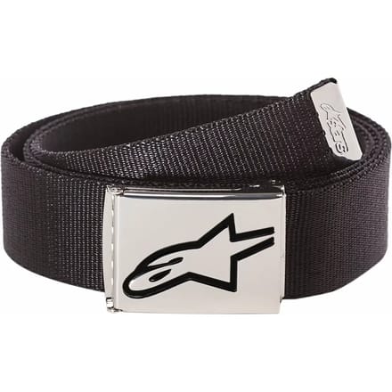 Alpinestars -herenriem Ageless Web Belt Zwart/Chroom